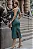 VESTIDO EDNA CANELADO UM OMBRO DETALHE FIVELA - VERDE - Imagem 3