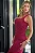 VESTIDO ARIANA REGATA CANELADO COM FENDA - VINHO - Imagem 2