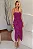 VESTIDO ANGÉLICA PREGAS FRENTE - FÚCSIA - Imagem 3