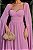 VESTIDO DE FESTA MALDIVAS MANGA LONGA - ROSA ANTIGO - Imagem 4