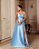 VESTIDO DE FESTA ORLANDO ZIBELINE T.Q.C. - AZUL SERENITY - Imagem 1
