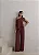 CONJUNTO BLUSA ASSIMÉTRICA CREPE - VINHO - Imagem 1