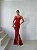 VESTIDO DE FESTA LARISSA DETALHE BABADOS - VERMELHO - Imagem 1