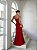 VESTIDO DE FESTA LARISSA DETALHE BABADOS - VERMELHO - Imagem 2