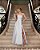 VESTIDO DE FESTA EXPLENDORE T.Q.C ZIBELINE NOIVINHAS - OFF WHITE - Imagem 1