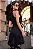 VESTIDO BERENICE CURTO CREPE COM BABADO - PRETO - Imagem 4