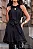 VESTIDO BERENICE CURTO CREPE COM BABADO - PRETO - Imagem 2
