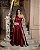 VESTIDO DE FESTA ADELE LAÇO ZIBELINE - MARSALA - Imagem 1