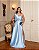 VESTIDO DE FESTA ADELE LAÇO ZIBELINE - AZUL SERENITY - Imagem 1