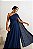 VESTIDO DE FESTA HELENA LONGO RENDA - AZUL MARINHO - Imagem 1