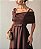 VESTIDO RAQUEL MIDI CAPA REMOVIVEL - MARROM - Imagem 4