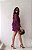 VESTIDO MACAQUINHO MANGA BABADO BOHO - ROXO - Imagem 4
