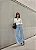 CALÇA BIANCA JEANS FLARE BICOLOR - Imagem 4