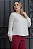 BLUSA ELIS MANGA LONGA COM PONTEIRA - OFF WHITE - Imagem 1