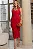 VESTIDO IVONE MIDI FRANZIDO - VERMELHO - Imagem 2