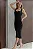 VESTIDO IVONE MIDI FRANZIDO - PRETO - Imagem 4