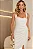 VESTIDO IVONE MIDI FRANZIDO - OFF WHITE - Imagem 3