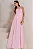 VESTIDO KETLYN LONGO FRENTE ÚNICA -  ROSA - Imagem 5