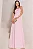 VESTIDO KETLYN LONGO FRENTE ÚNICA -  ROSA - Imagem 1