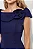 VESTIDO HILDA MIDI DETALHE FLOR - AZUL MARINHO - Imagem 2