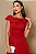 VESTIDO HILDA MIDI DETALHE FLOR - FERRUGEM - Imagem 3