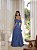 VESTIDO KELLYN OMBRO A OMBRO - AZUL CIANO - Imagem 3