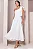 VESTIDO GLÁUCIA UM OMBRO COM LAÇO - OFF WHITE - Imagem 1
