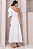 VESTIDO GLÁUCIA UM OMBRO COM LAÇO - OFF WHITE - Imagem 2