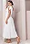 VESTIDO GLÁUCIA UM OMBRO COM LAÇO - OFF WHITE - Imagem 4