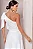 VESTIDO GLÁUCIA UM OMBRO COM LAÇO - OFF WHITE - Imagem 7