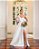 VESTIDO KAMILLA NOIVINHAS ZIBELINE UM OMBRO - OFF WHITE - Imagem 1
