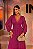VESTIDO DE FESTA HELOISE RENDA MANGA LONGA - FUCSIA - Imagem 3