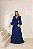 VESTIDO DE FESTA HELOISE RENDA MANGA LONGA - AZUL ROYAL - Imagem 1