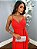VESTIDO BEATRIZ FRANZIDO BUSTO - VERMELHO - Imagem 2
