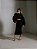 CONJUNTO CROPPED ML E SAIA MIDI TULE FUTURE WINTER SOUL - PRETO - Imagem 1