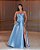 VESTIDO DE FESTA MELBOURNE T.Q.C ZIBELINE - AZUL SERENITY - Imagem 1