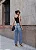 CALÇA JEANS BALLON THAMY ESCURO - Imagem 2