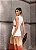 VESTIDO TRICOLOR EMILY MIDI MULET - TERRACOTA COM BEGE - Imagem 3