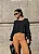 BLUSA MANGA BABADO CINTIA - PRETO - Imagem 1