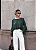 BLUSA MANGA BABADO CINTIA - VERDE MILITAR - Imagem 1