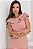 VESTIDO HILDA MIDI DETALHE FLOR - ROSA - Imagem 3