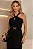 VESTIDO MIDI JANAINA TRANSPASSADO GOLA COM CINTO - PRETO - Imagem 3