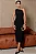 VESTIDO JUSSARA MIDI UM OMBRO ZIPER LATERAL - PRETO - Imagem 1