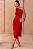 VESTIDO JUSSARA MIDI UM OMBRO ZIPER LATERAL - VERMELHO - Imagem 2