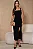 VESTIDO LARISSA MIDI COM FENDA DECOTE QUADRADO - PRETO - Imagem 3