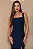 VESTIDO LARISSA MIDI COM FENDA DECOTE QUADRADO - AZUL MARINHO - Imagem 5