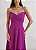 VESTIDO LONGUETE BUSTO BORBOLETA - FÚCSIA - Imagem 2