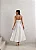 VESTIDO LONGUETE BUSTO BORBOLETA - OFF WHITE - Imagem 3