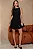 VESTIDO GREICE EVASE COM PREGAS E ZIPER - PRETO - Imagem 5