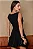 VESTIDO GREICE EVASE COM PREGAS E ZIPER - PRETO - Imagem 6